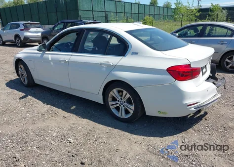 2017 BMW 330E Iperformance из США, поврежденный, VIN WBA8E1C32HA156656